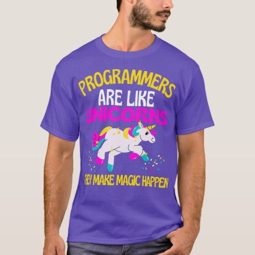 Programmer Unicorn Magical Unicorn T_Shirt