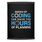 Programmer Weeks Of Coding Lamp Shade (Front)