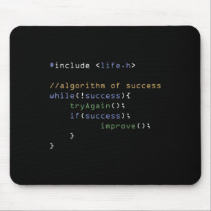 Programmers Computer Science Meme Coding Humor  Mouse Pad