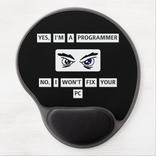 Programmers Disclaimer T_Shirt Gel Mouse Pad