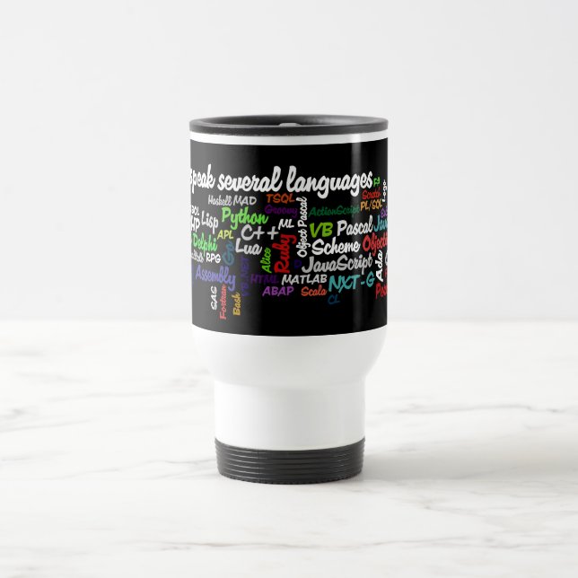 Programmers Have Multiple Programming Skills Travel Mug (Center)
