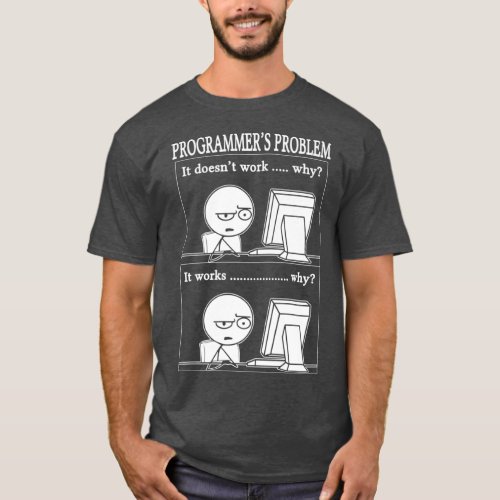 Programmers Problem Fun Programmer Coding Hacker T_Shirt