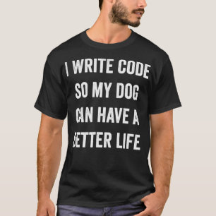 Programming and Coding  for Software Engineer Dog  T-Shirt