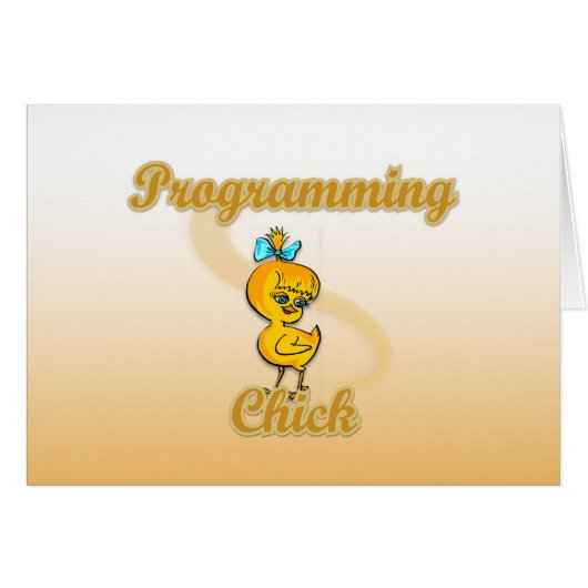 Programming Chick Cards (Front Horizontal)