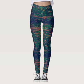 Programming Code For Developers Leggings by LangDesignShop at Zazzle