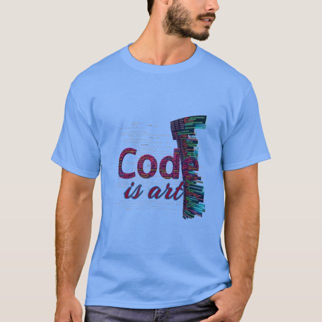 Programming : Code is art. T-Shirt (Front)
