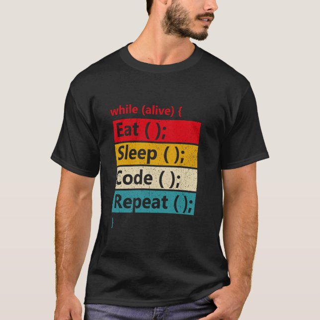 Programming - Coding - Programmer Software Develop T-Shirt (Front)