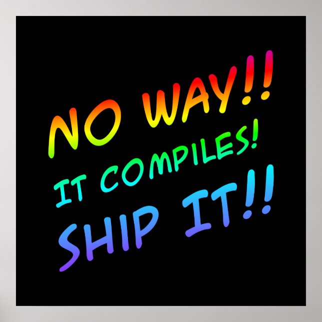 Programming Humor Poster (Front)