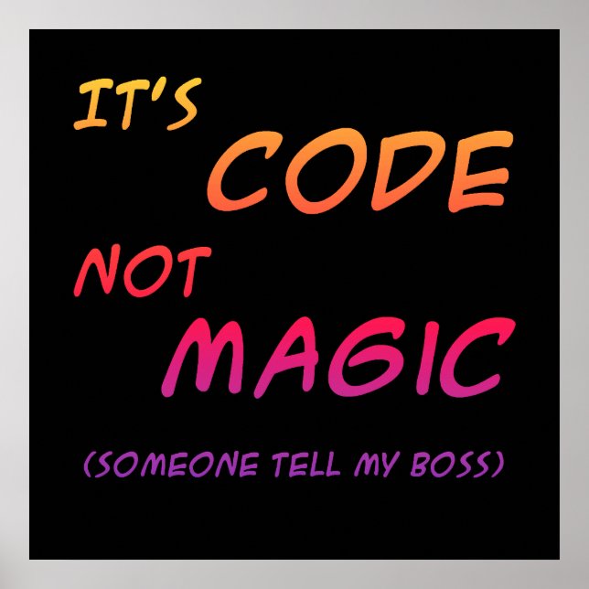 Programming Humor Poster (Front)