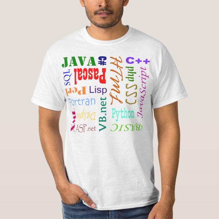 Programming Language Shirt | Zazzle