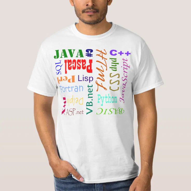 Programming Language Shirt | Zazzle