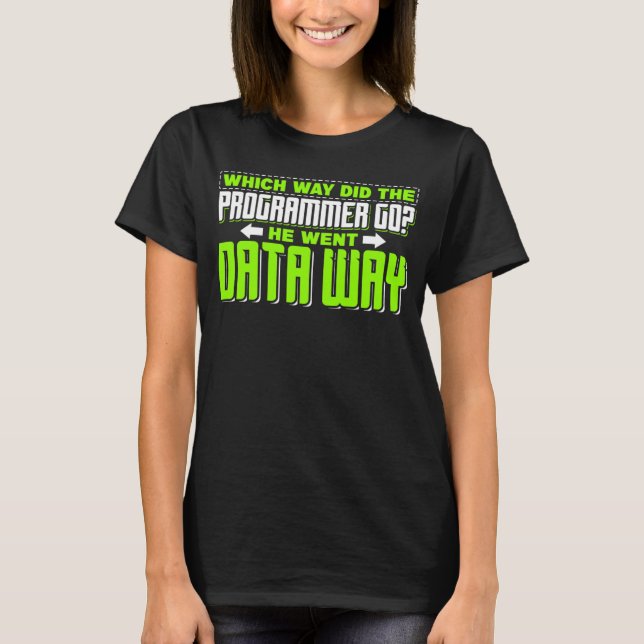 Programming Pun Programmer Software Developer Quot T-Shirt (Front)