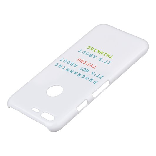 Programming Thinking Logic Code | Developer Quote Uncommon Google Pixel Case (Top)