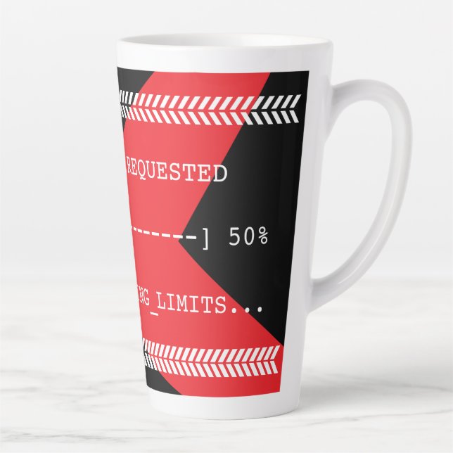 Progress Bar Latte Mug (Right)