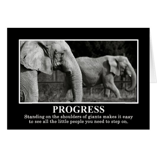 Progress by Standing on the Shoulders of Giants (Front Horizontal)