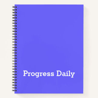 “Progress Daily” Aesthetic Student Journal