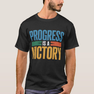 Progress Is a Victory men's Basic T-Shirt