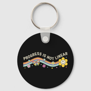 Progress is not linear shirt new teacher first day keychain