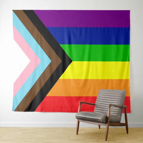 Progress LGBT Flag Reboot _ trans  POC inclusive  Tapestry
