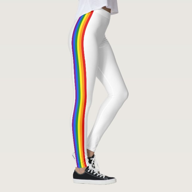 PROGRESS LGBTQ+ -  GAY PRIDE Unisex Leggings (Right)