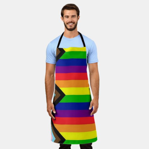 Progress LGBTQ Pride Apron