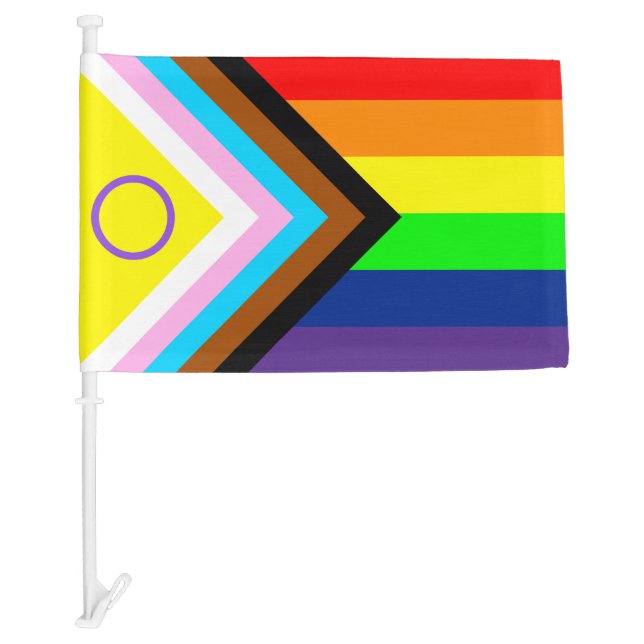 Progress LGBTQIA+ Pride Rainbow Flag (Front)