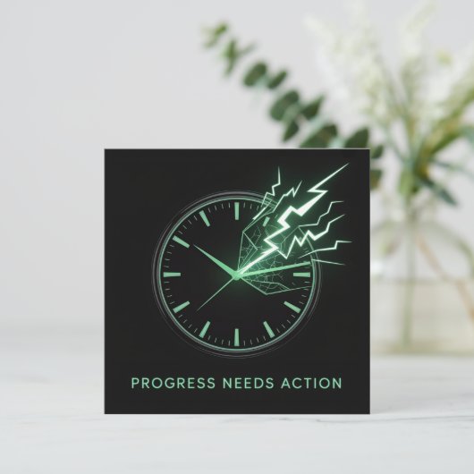 Progress Needs Action (Standing Front)