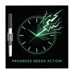 Progress Needs Action Dry Erase Board