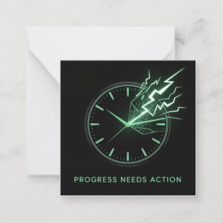 Progress Needs Action Note Card