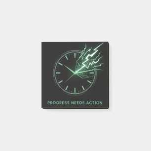 Progress Needs Action Post-it Notes