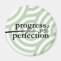 Progress Not Perfection Magnet