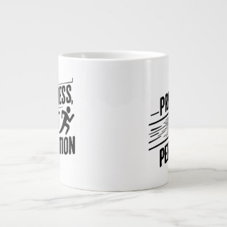 Progress Not Perfection (Motivational Quote_gift) Giant Coffee Mug