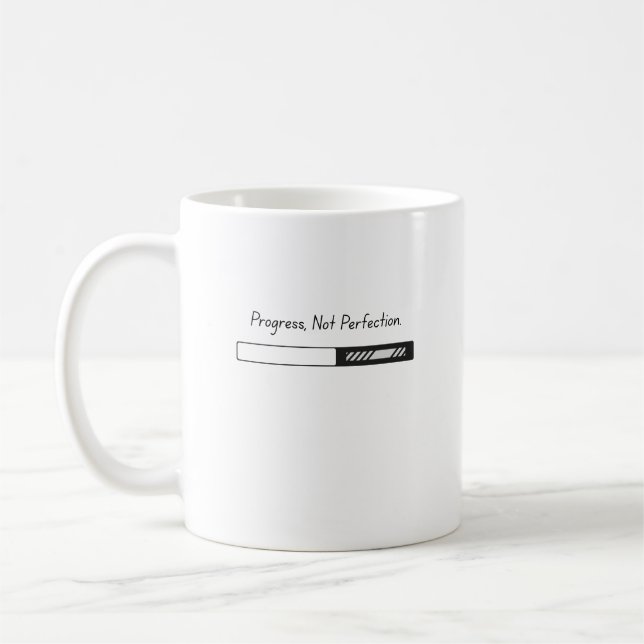 Progress Not Perfection Mug (Left)