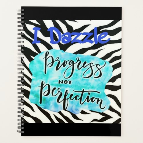 Progress Not Perfection Planner