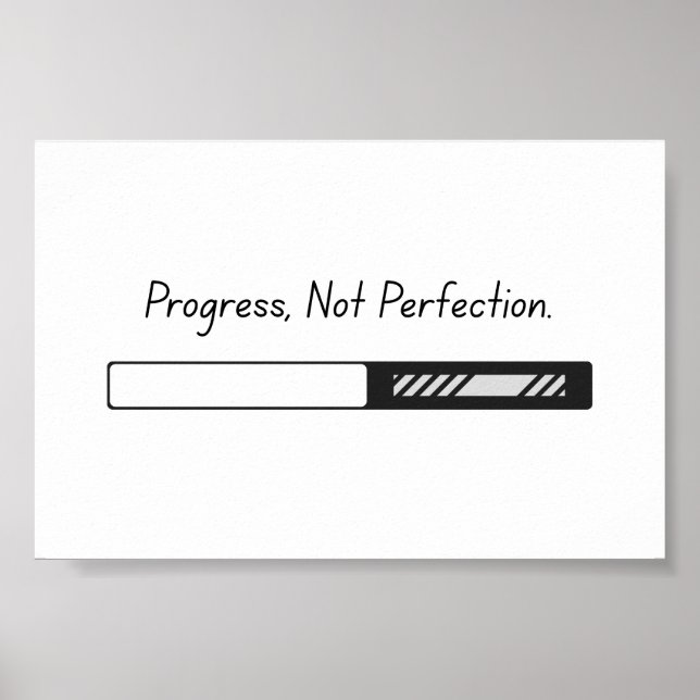 Progress Not Perfection – Poster Art (Front)