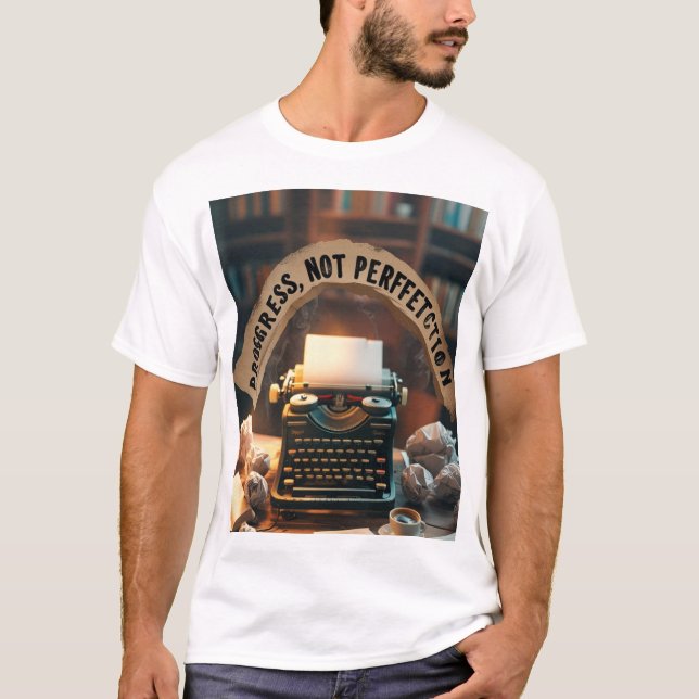 Progress, not perfection T-Shirt (Front)