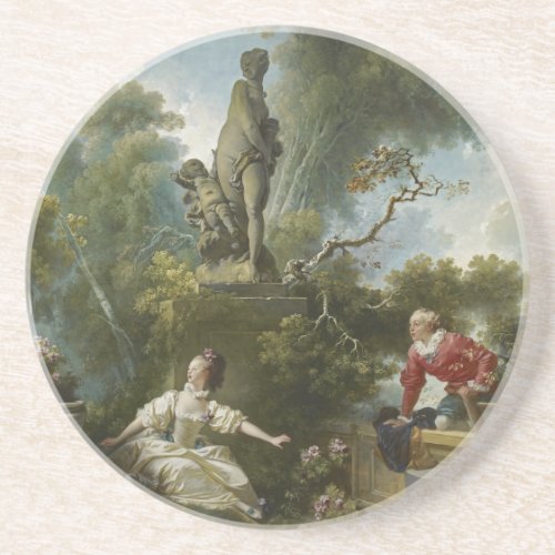 Progress of Love The Rendezvous by Fragonard Coaster