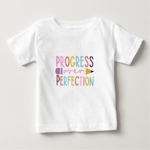 Progress Over Perfection Art Baby T-Shirt