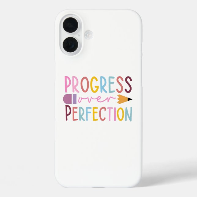 Progress Over Perfection Art Case-Mate iPhone Case (Back)