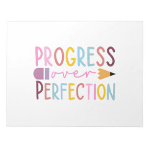 Progress Over Perfection Art Notepad