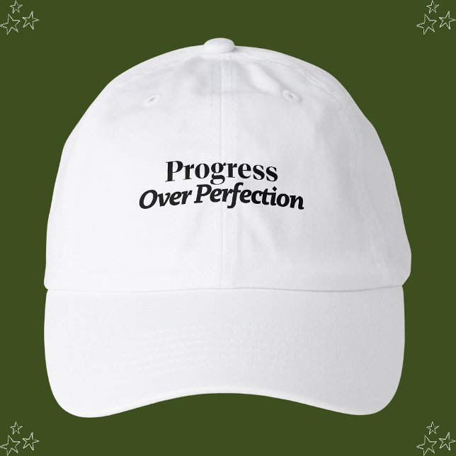 Progress Over Perfection Hat (Creator Uploaded)