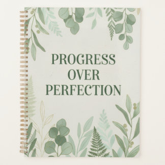 Progress over Perfection Journal Planner