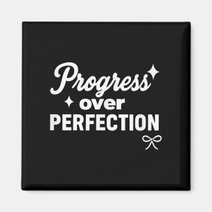 Progress Over Perfection Motivational Christian Se Magnet