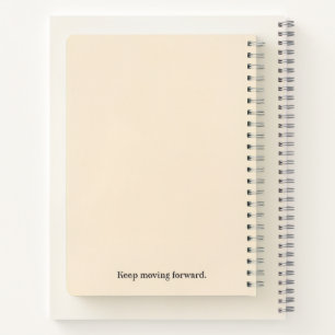 "Progress Over Perfection" Motivational Spiral Not Notebook