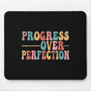 Progress Over Perfection Motivational Teacher For  Mouse Pad