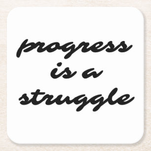 Progress Paper Coaster