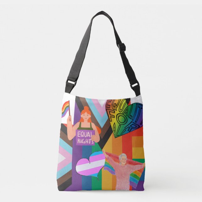 Progress & Pride All-Over Tote (Front)
