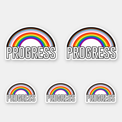 Progress Pride Arc Sticker