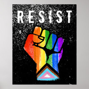 Progress Pride Fist Poster