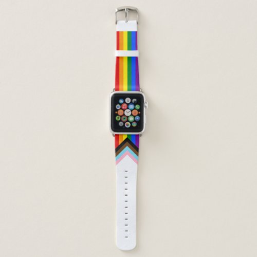 Progress Pride Flag Apple Watch Band